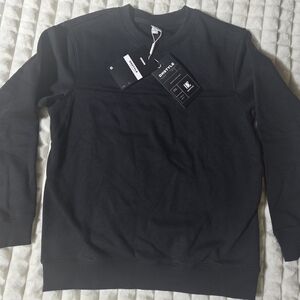 Men's Classic Black Crewneck Sweater